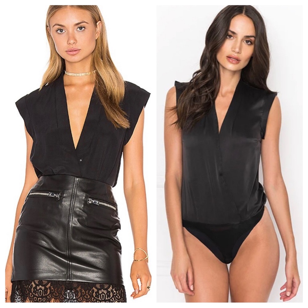 NWT! LaMarque Cinta silk bodysuit